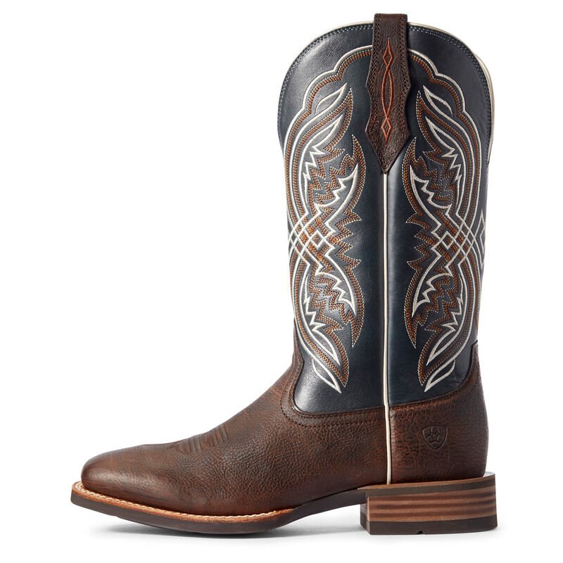 Ariat Double Kicker Koyu Kahverengi Western Csizma Erkek (31267-634)